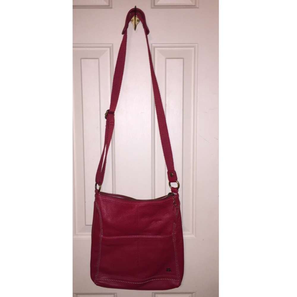 The Sak, red leather Crossbody bag